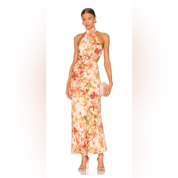 Significant Other Lapis Dress in Watercolor Floral - Picture 1 of 6